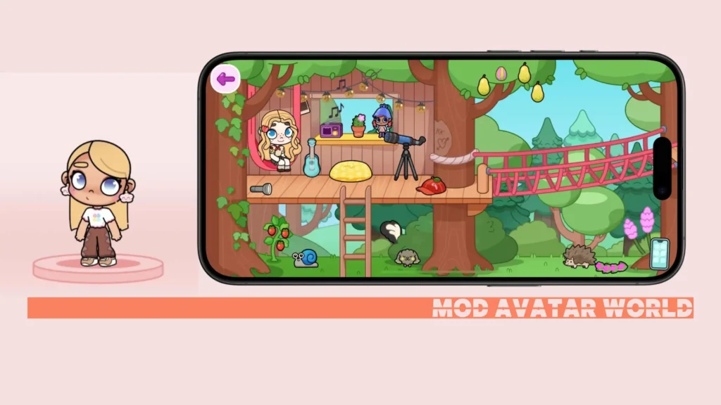 A treehouse in original gameplay providing unique experience