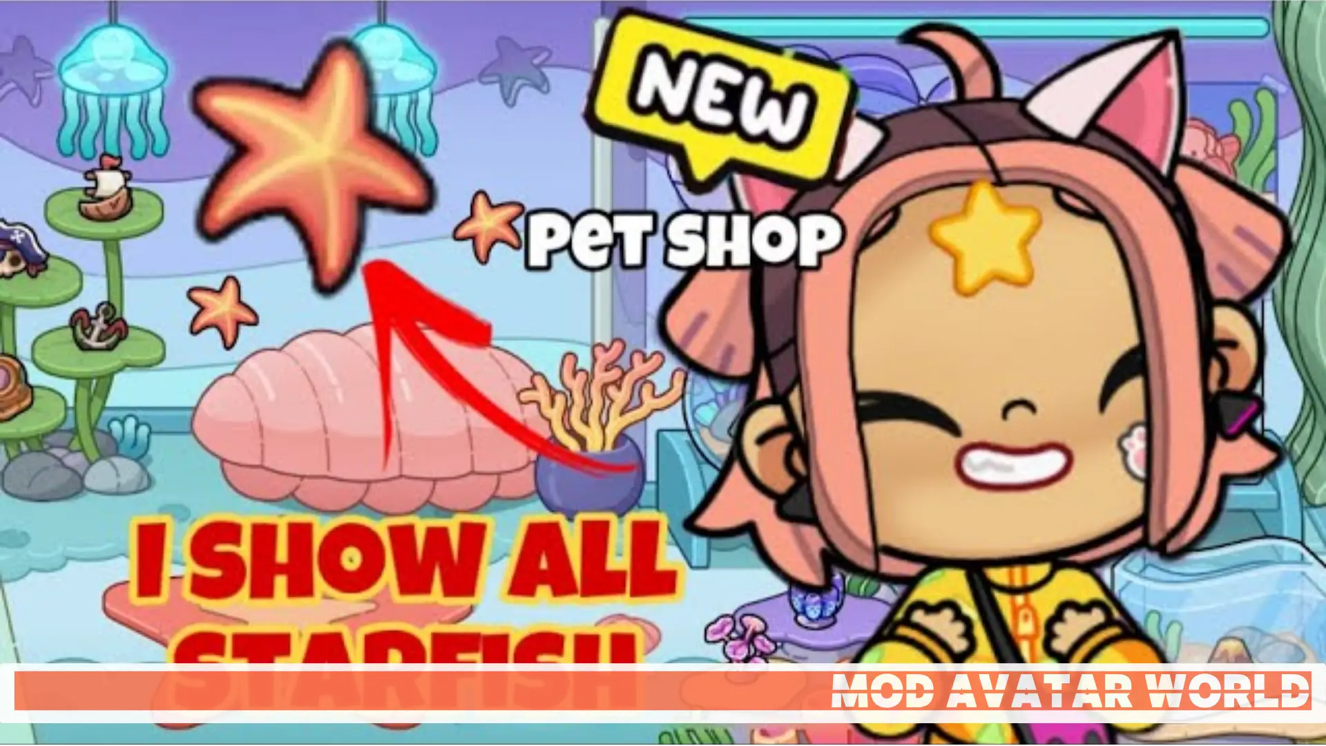 Where Are All The Starfishes In Avatar World City Life 2025
